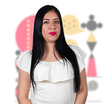 Fernanda Suárez es auditora de Gestión de Calidad. Ella se encarga de comprobar que los participantes cumplan con los requisitos que buscan los estudios cualitativos y cuantitativos. Su compromiso con el reclutamiento asegura que las muestras seleccionadas cumplan con rigurosas normas de representatividad y confiabilidad para la investigación de mercados.